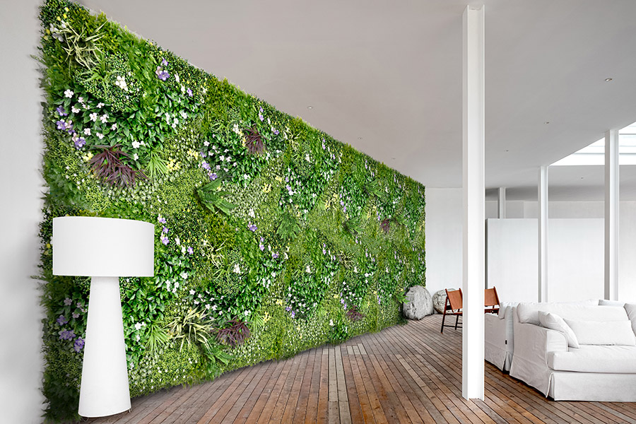 artificial green wall in dubai